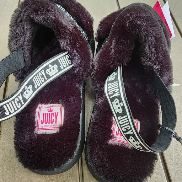 NEW JUICY COULTURE ROANNA STRAP SANDALS BLACK SIZE 8 - Picture 6 of 10